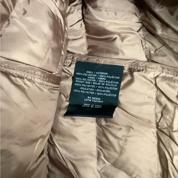 Women's 32 Degrees 3X 3XL Power Tech Jacket Coat Quilted Brown Lightweight Hood - Picture 9 of 13